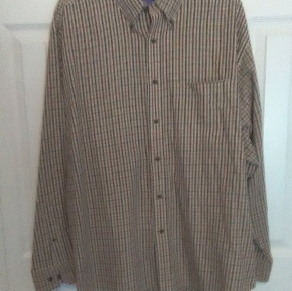 Men's XL tan Pendleton shirt - Picture 2 of 5